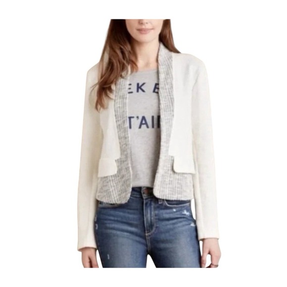 Anthropologie Dolan Left Coast Cropped Blazer Jacket Women's Size L Office Caree - Picture 4 of 10